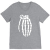 bones grenade jesse pinkman breaking the bad fully printed V-Neck Tee