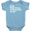 tribe called quest names Baby Onesie