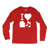 i love house music dj baseball Long Sleeve Shirts