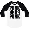 punk 3/4 Sleeve Shirt