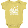 This Girl Loves Camping With Her Friends Baby Onesie