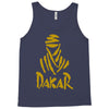 uomo dakar stampa oro moto deserto parigi africa sport Tank Top