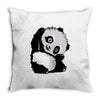 happy panda Throw Pillow