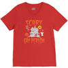 scary gay person V-Neck Tee