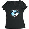 night fury Women's Triblend Scoop T-shirt