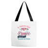 A January Girl Like A Flowers Tote Bags