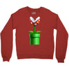 nintendo mario brothers piranha plant Crewneck Sweatshirt