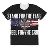 stand for the flag kneel for the cross All Over Women's T-shirt