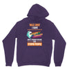walk away i have anger issues and a serious dislike for stupid people Unisex Hoodie