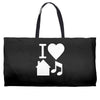 i love house music dj baseball Weekender Totes
