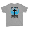 By Birth Christian By the Grace of God Youth Tee