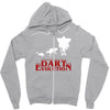 dart evolution stranger dustin tv show Zipper Hoodie