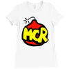 modena city ramblers v ragge folk combat Ladies Fitted T-Shirt