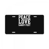 peace. love. sandy feet. License Plate