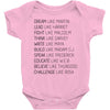 Dream Like Martin Baby Bodysuit
