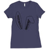 bunny ears Ladies Fitted T-Shirt