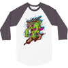 zombie cup 3/4 Sleeve Shirt