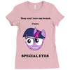 twilight has special eyes Ladies Fitted T-Shirt