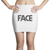 face Mini Skirts