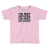i'm not arguing Toddler T-shirt