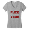fuck yeah Women's V-Neck T-Shirt