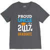 Class of 2017 Proud Uncle Graduation V-Neck Tee
