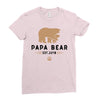 papa bear Ladies Fitted T-Shirt