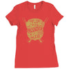 this girl is made of gun powder and lead Ladies Fitted T-Shirt