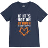 if it's not on strava it didn't happen V-Neck Tee