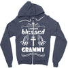 I Am One Blessed Grammy Zipper Hoodie