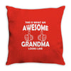 Awesome Grandma Looks Like Throw Pillow