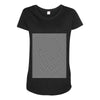 optical illusion skull, ideal gift or birthday present. Maternity Scoop Neck T-shirt