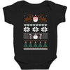ugly christmas sweater Baby Bodysuit