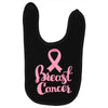 breast cancer pink ribbon Baby Bibs