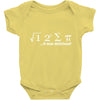 pi delicious math Baby Onesie