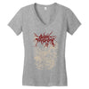 cattle decapitation (alone at the landfill) Women's V-Neck T-Shirt