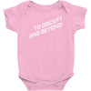 to obesity and beyond Baby Bodysuit
