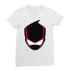 ninja mask on Ladies Fitted T-Shirt