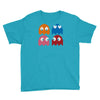 cool retro 80s pacman ghosts video games Youth Tee