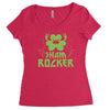 sham rocker shamrock Women's Triblend Scoop T-shirt
