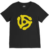 45 stereo adapter V-Neck Tee