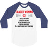 Cancer Woman 3/4 Sleeve Shirt