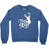 trophy wife deer Crewneck Sweatshirt