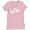 vespa 2 Ladies Fitted T-Shirt