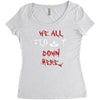 stephen we all float down here movie scene baloon Women's Triblend Scoop T-shirt