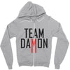 team damon salvatore Zipper Hoodie