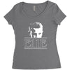 eleven stranger tv show mike lucas dustin will demogorgon dart Women's Triblend Scoop T-shirt