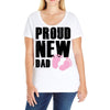 proud new girl Ladies Curvy T-Shirt