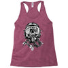 skull pilot Racerback Tank