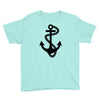 anchor sailor t shirt fashion cross top tee nautical tshirt retro tatt Youth Tee